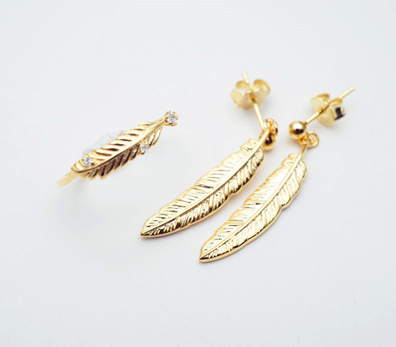 Japanese light luxury earrings