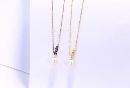 14K Rose Gold Jewelry New Korean Pearl