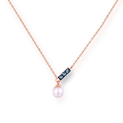 14K Rose Gold Jewelry New Korean Pearl