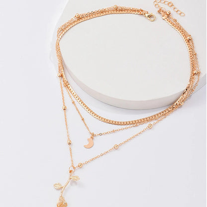 Bohemia Multilayer Moon Gold Color