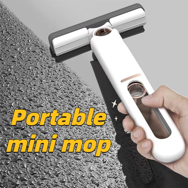 Portable Self-Squeeze Mini Mop - Multifunctional Cleaning Tool