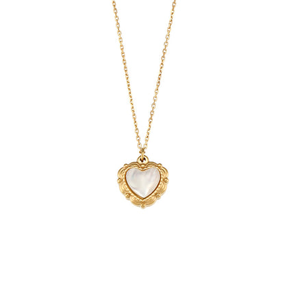 Love Light Luxury Stainless Steel 18k Gold Plating