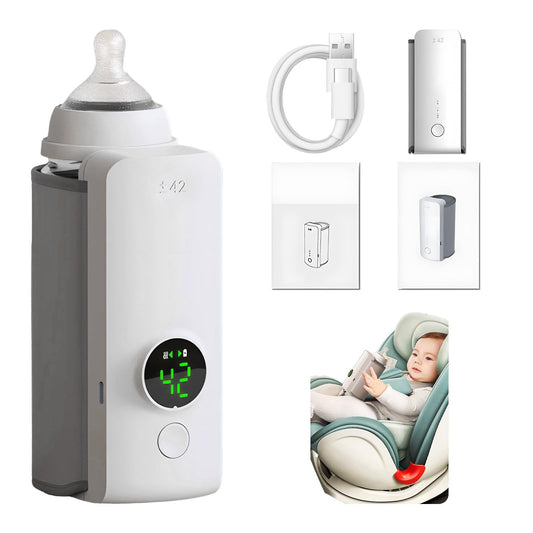 Portable Wireless Rechargeable Baby Bottle Warmer USB.