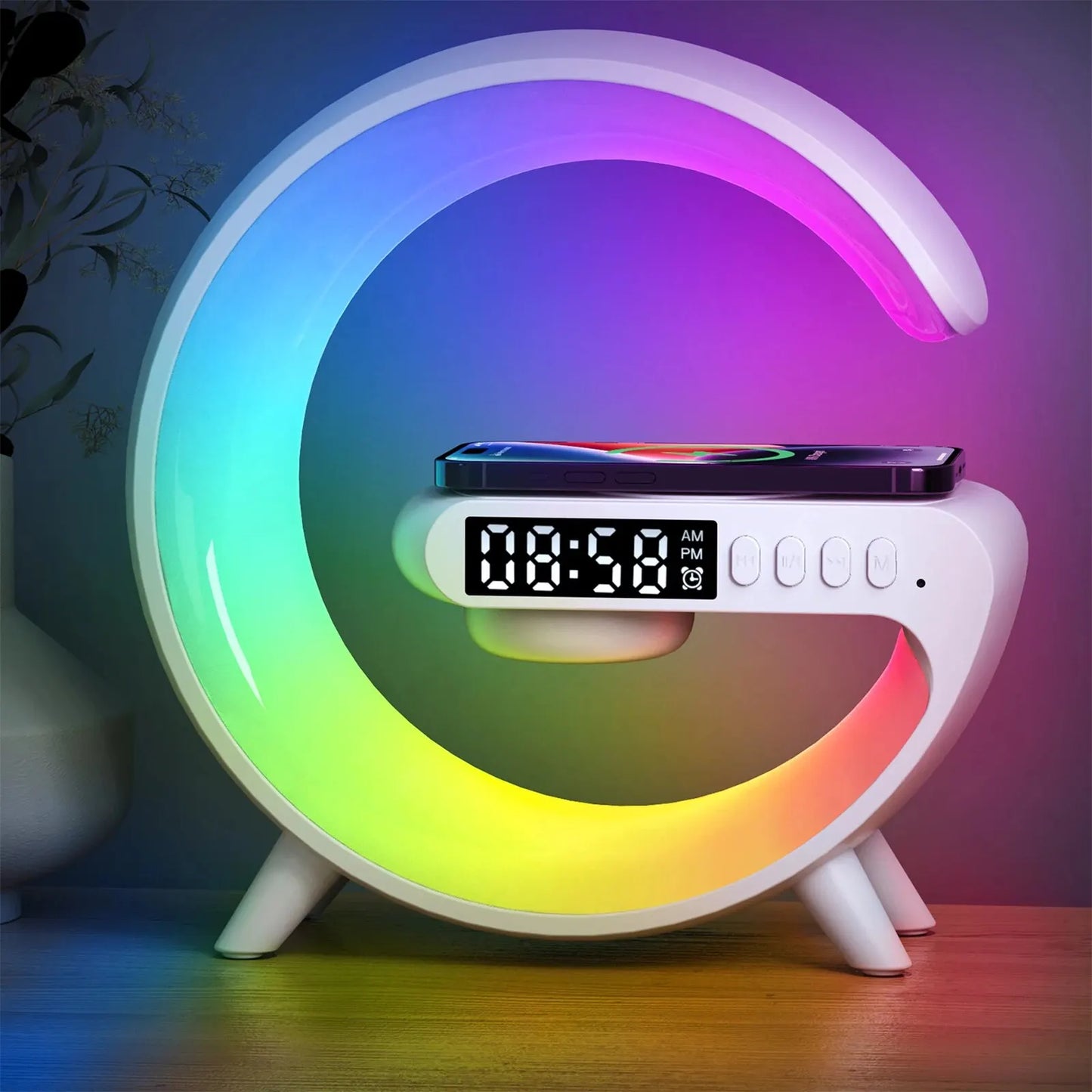 RGB Smart Wake Light & Speaker Lamp"