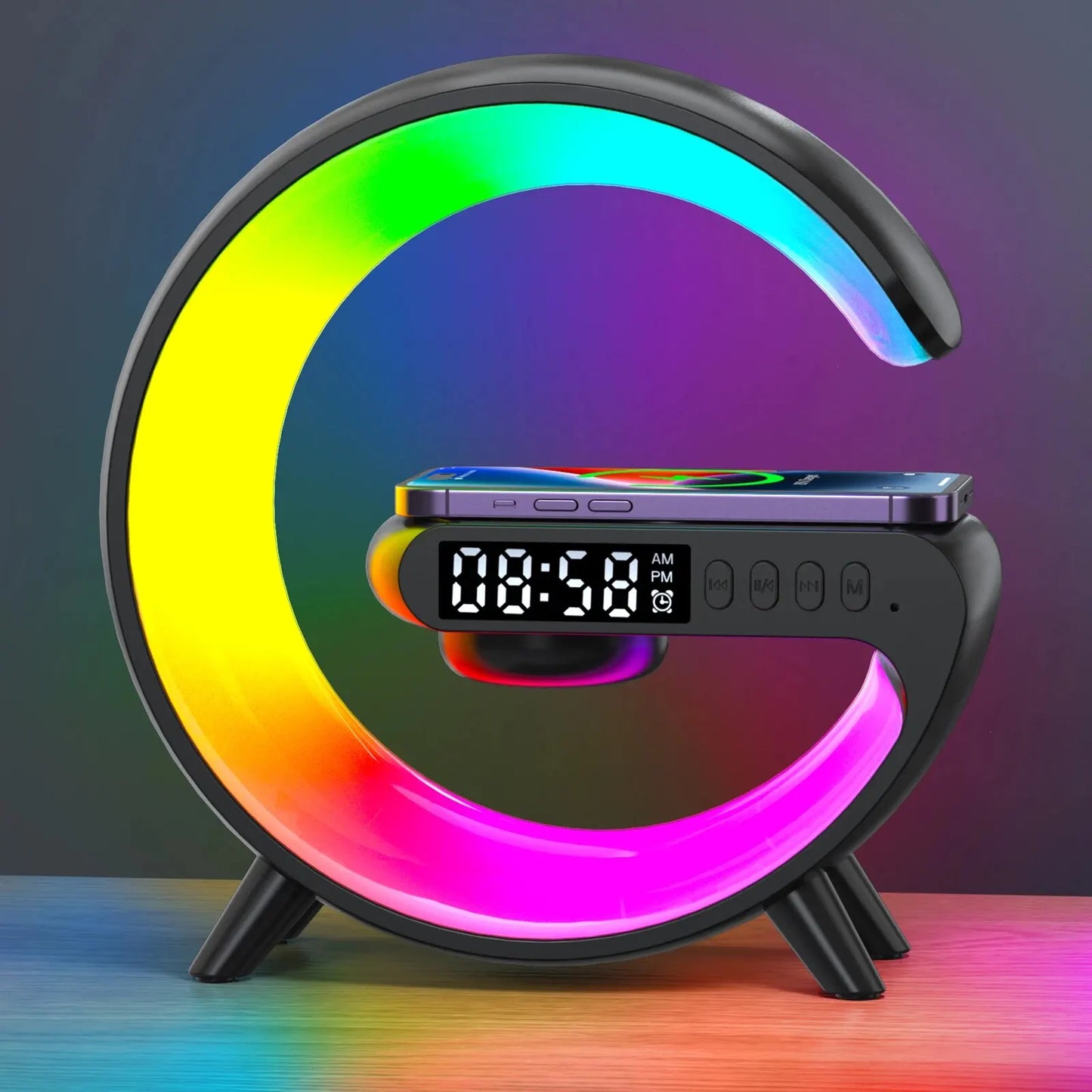 RGB Smart Wake Light & Speaker Lamp"