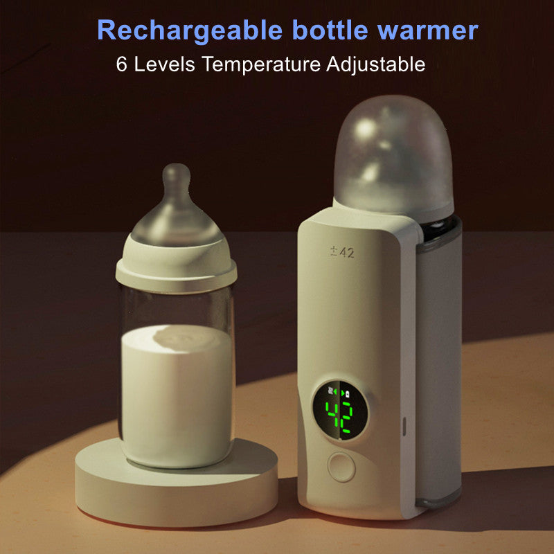 Portable Wireless Rechargeable Baby Bottle Warmer USB.